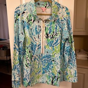 Lilly Pulitzer 3/4 Quarter Zip